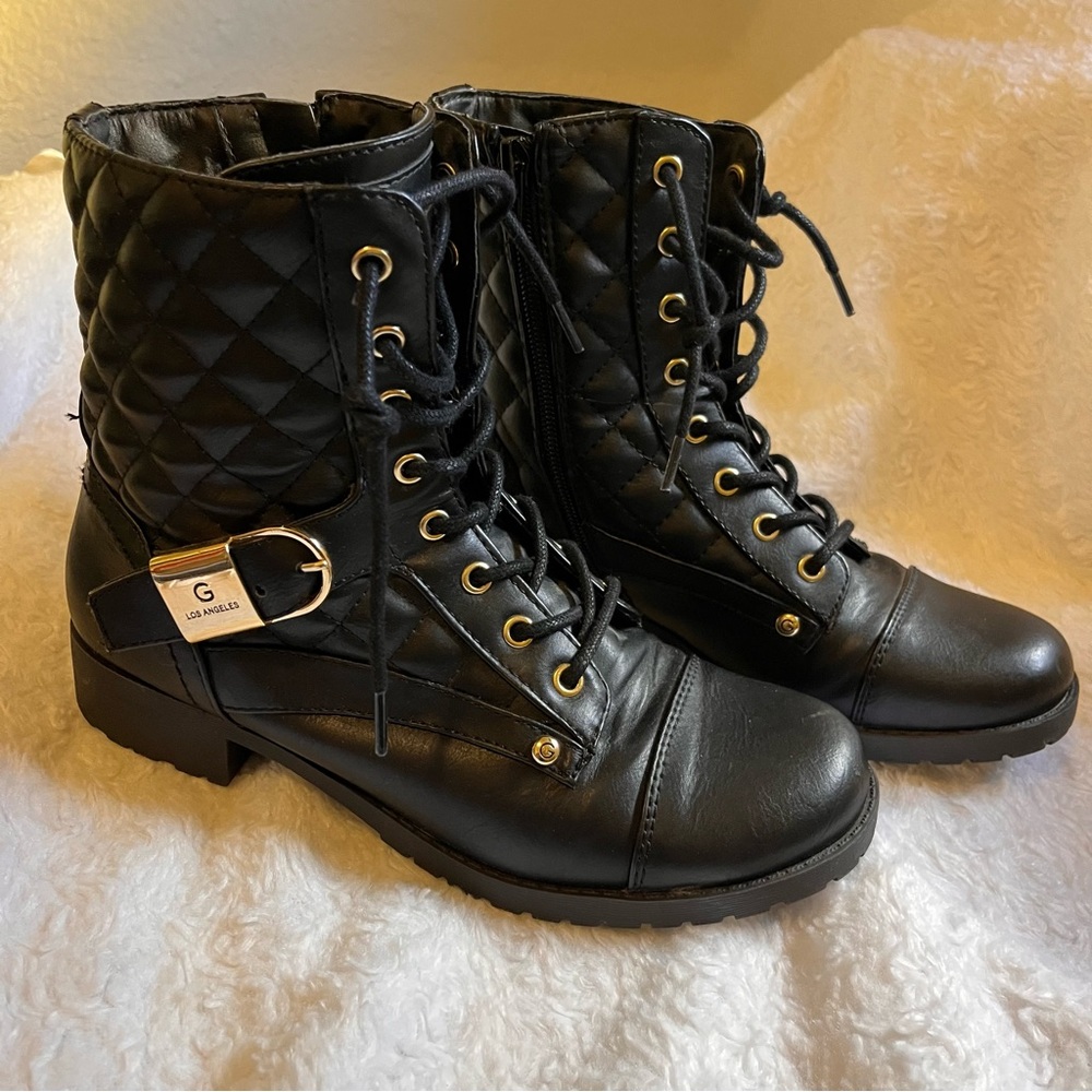 Guess combat boots